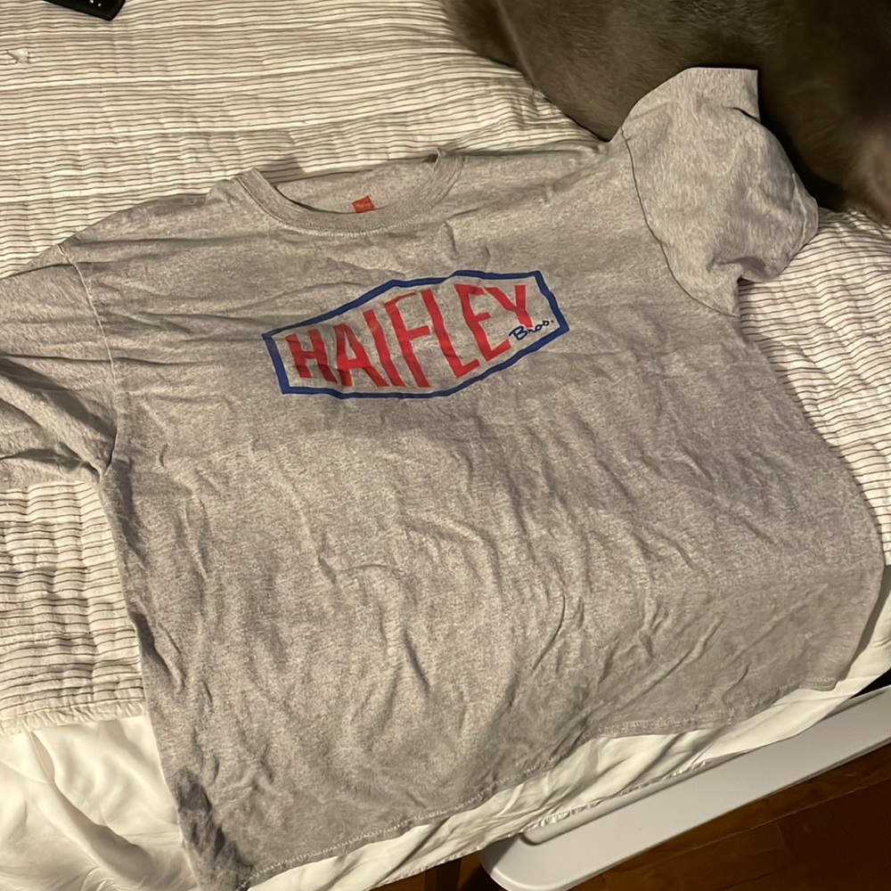 Old Haifley Bros shirt from Phoenix AZ choppers and hot rods
